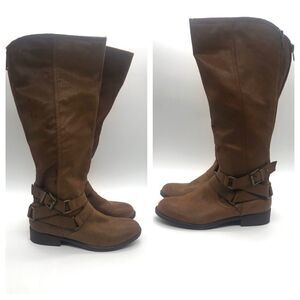Madden Girl Faux Leather Boots